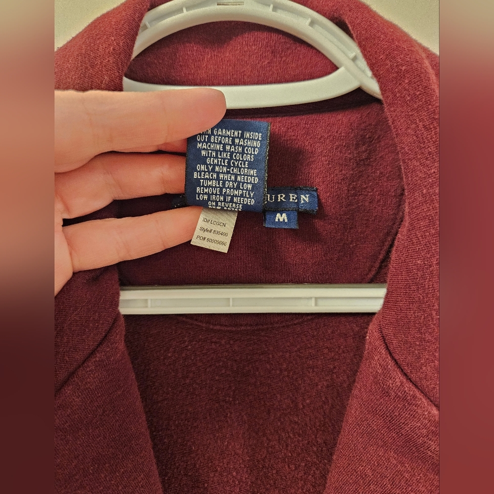 Ralph Lauren Blue Label Burgundy Blazer with Crest Patch - Picture 6 of 13